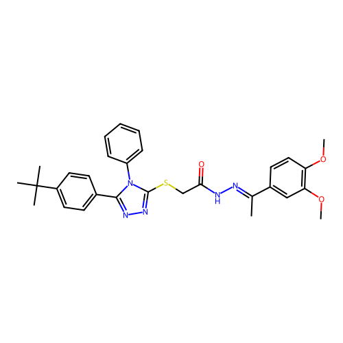 C30H33N5O3S structure