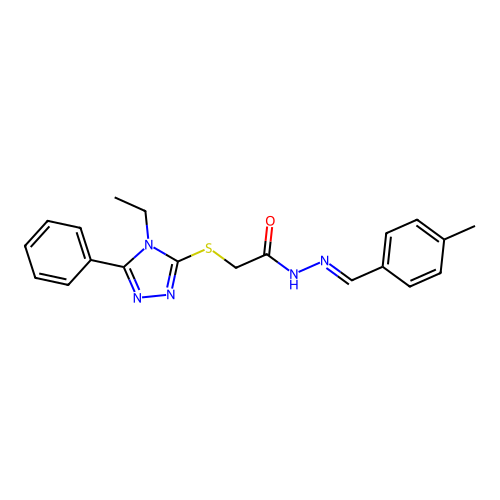 C20H21N5OS structure