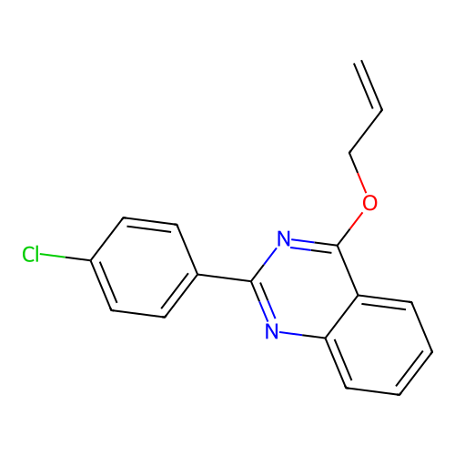 4-(Allyloxy)-2-(4-chlorophenyl)quinazoline structure