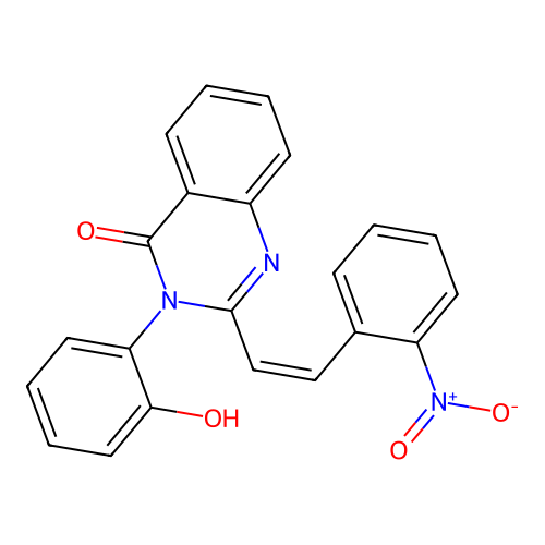 3-(2-Hydroxy-phenyl)-2-[(Z)-2-(2-nitro-phenyl)-vinyl]-3H-quinazolin-4-one structure