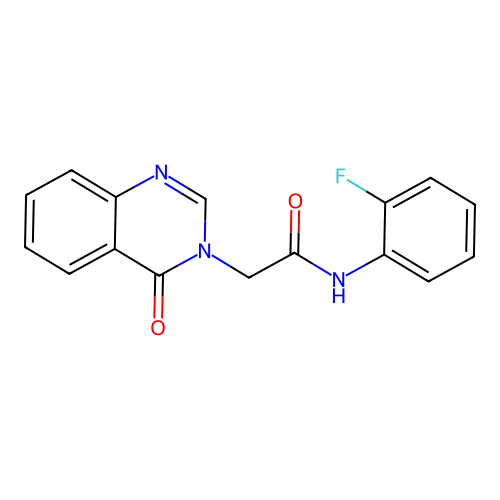 N-(2-fluorophenyl)-2-(4-oxoquinazolin-3(4H)-yl)acetamide structure