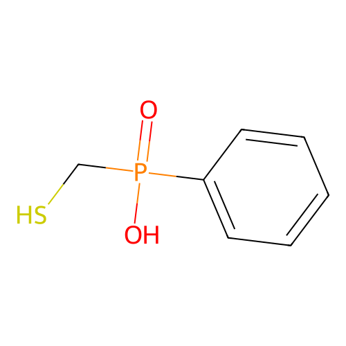 Phenyl(sulfanylmethyl)phosphinic acid structure