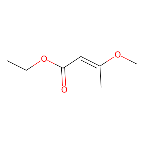 Ethyl 3-methoxy-2-butenoate structure