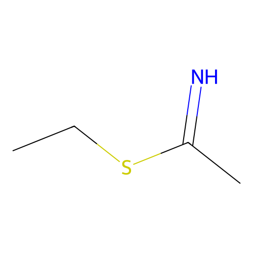 Ethyl ethanimidothioate structure