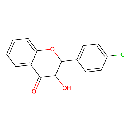 2-(4-Chlorophenyl)-3-hydroxy-2,3-dihydrochromen-4-one structure