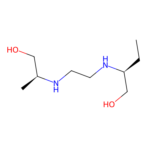 (2S)-2-((2-(((2S)-1-Hydroxypropan-2-yl)amino)ethyl)amino)butan-1-ol structure