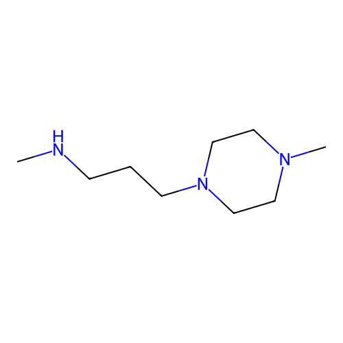 Methyl(3-(4-methylpiperazin-1-yl)propyl)amine structure