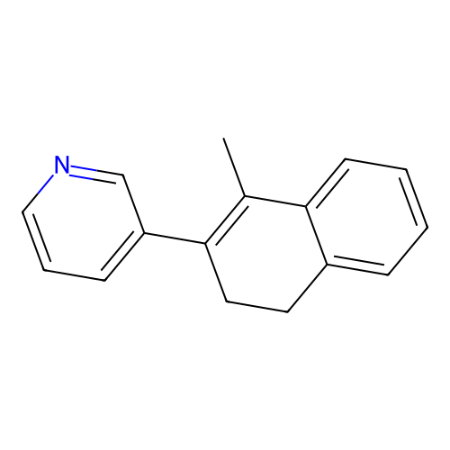 3-(1-Methyl-3,4-dihydronaphthalen-2-yl)pyridine structure