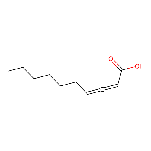 2,3-癸二烯酸 structure