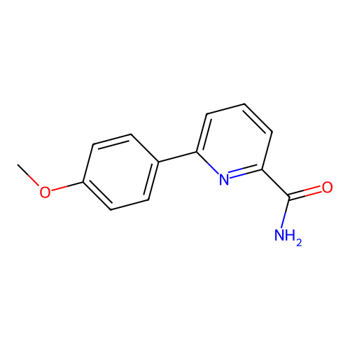 6-(4-Methoxyphenyl)pyridine-2-carboxamide structure