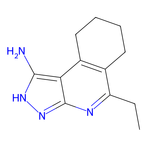 5-ethyl-6,7,8,9-tetrahydro-3H-pyrazolo[3,4-c]isoquinolin-1-amine structure