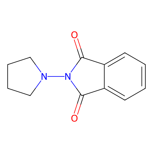 2-Pyrrolidin-1-yl-isoindol-1,3-dion structure