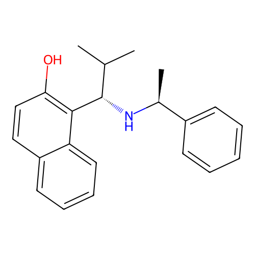 1-{2-Methyl-1-[(1-phenylethyl)amino]propyl}-2-naphthol structure