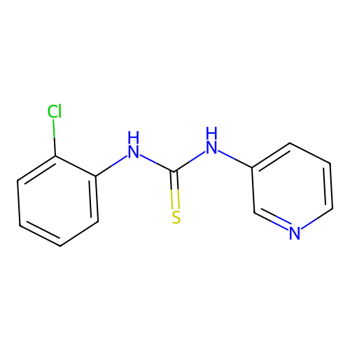 1-(2-Chlorophenyl)-3-pyridin-3-ylthiourea structure