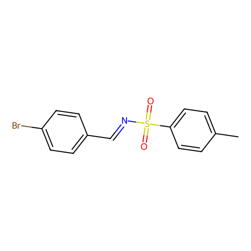 N-(4-Bromobenzylidene)-4-methylbenzenesulfonamide structure