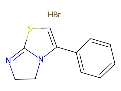 3-Phenyl-5,6-dihydroimidazo[2,1-b][1,3]thiazole hydrobromide structure