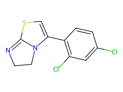 3-(2,4-Dichlorophenyl)-5,6-dihydroimidazo[2,1-b][1,3]thiazole structure