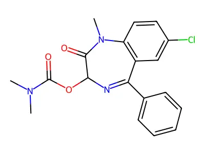 卡马西泮 structure