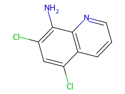 5,7-Dichloroquinolin-8-amine structure
