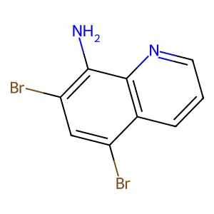 5,7-Dibromoquinolin-8-amine structure