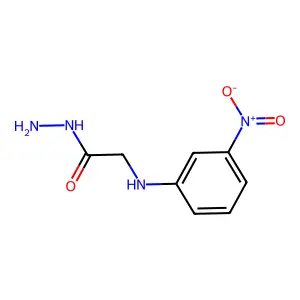 2-(3-Nitroanilino)acetohydrazide structure