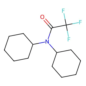 N,N-Dicyclohexyl-2,2,2-trifluoroacetamide structure