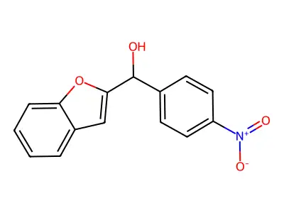 (1-Benzofuran-2-yl)(4-nitrophenyl)methanol structure