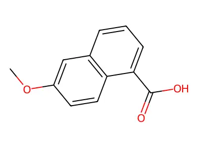6-Methoxy-1-naphthoic acid structure