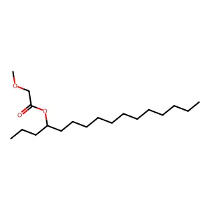 Methoxyacetic acid, 4-hexadecyl ester structure