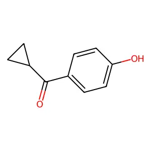 Cyclopropyl(4-hydroxyphenyl)methanone structure