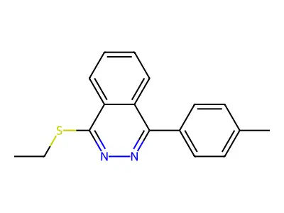 1-Ethylsulfanyl-4-(4-methylphenyl)phthalazine structure