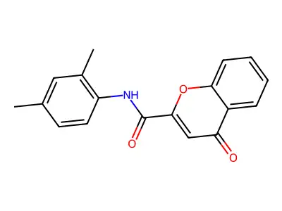 N-(2,4-dimethylphenyl)-4-oxo-4H-chromene-2-carboxamide structure