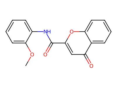 N-(2-methoxyphenyl)-4-oxo-4H-chromene-2-carboxamide structure