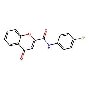 N-(4-溴苯基)-4-氧代-4H-色烯-2-甲酰胺 structure