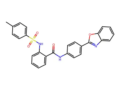 N-[4-(1,3-Benzoxazol-2-YL)phenyl]-2-(4-methylbenzenesulfonamido)benzamide structure