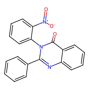 3-(2-Nitrophenyl)-2-phenylquinazolin-4-one structure