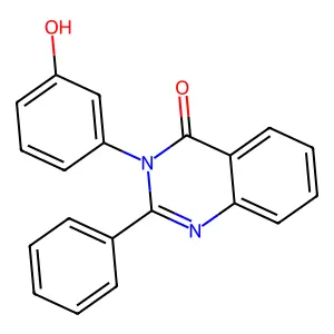 3-(3-Hydroxyphenyl)-2-phenylquinazolin-4-one structure