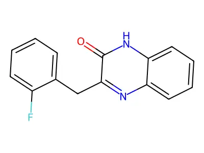3-(2-Fluorobenzyl)quinoxalin-2(1H)-one structure