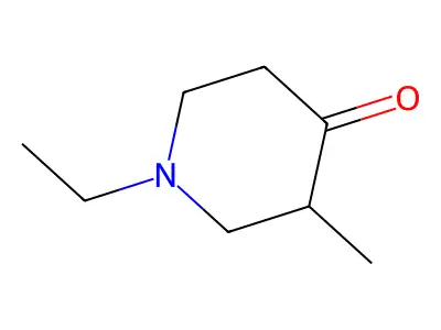 1-Ethyl-3-methylpiperidin-4-one structure