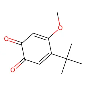4-tert-Butyl-5-methoxy-o-benzoquinone structure