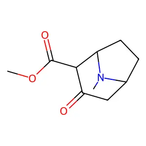 托品酮-2-甲酸甲酯 structure