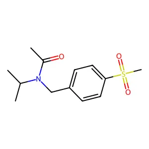 Acetamide, N-isopropyl-N-(p-(methylsulfonyl)benzyl)- structure