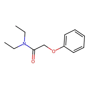 N,N-二乙基-2-苯氧基乙酰胺 structure