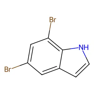 5,7-Dibromoindole structure