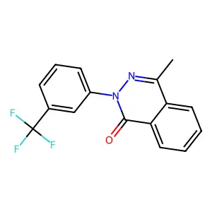 4-Methyl-2-[3-(trifluoromethyl)phenyl]phthalazin-1-one structure