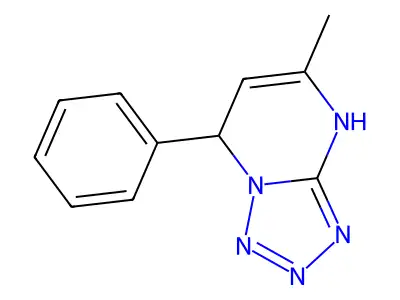 5-Methyl-7-phenyl-4,7-dihydrotetrazolo[1,5-a]pyrimidine structure