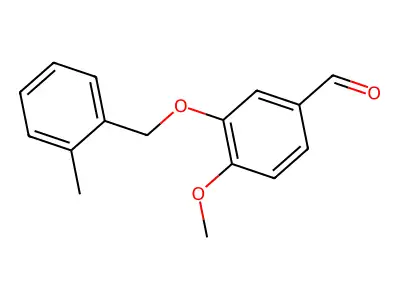 4-Methoxy-3-[(2-methylbenzyl)oxy]benzaldehyde structure