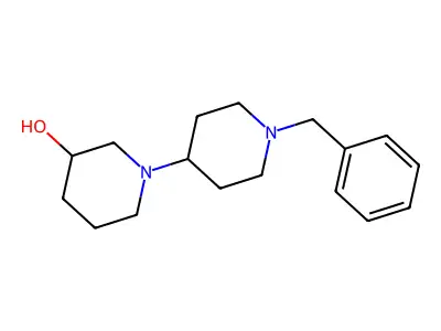 1-(1-Benzylpiperidin-4-yl)piperidin-3-ol structure