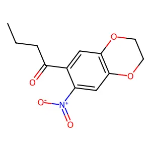 1-(7-Nitro-2,3-dihydro-1,4-benzodioxin-6-yl)butan-1-one structure