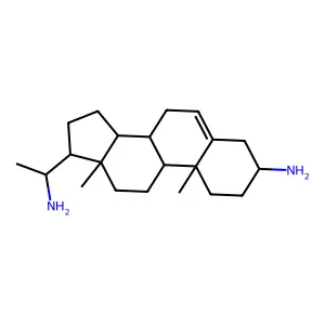 (3β,20S)-孕甾-5-烯-3,20-二胺 structure